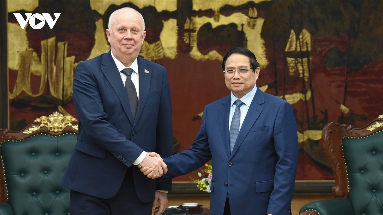 Thủ tướng Phạm Minh Chính tiếp Phó Thủ tướng Cộng hòa Belarus