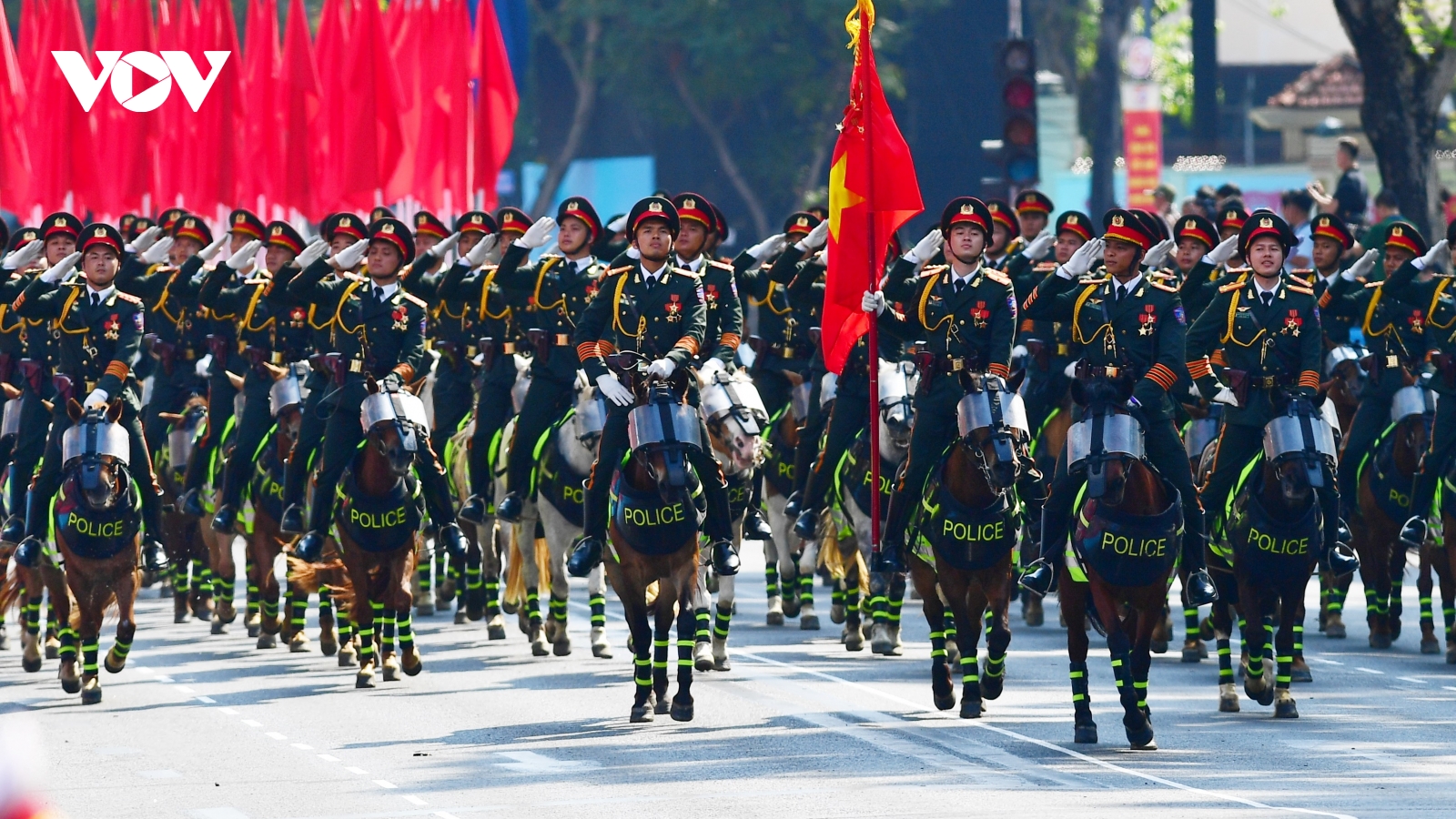 Những hình ảnh ấn tượng trong buổi tổng duyệt diễu binh, diễu hành ở TP.HCM