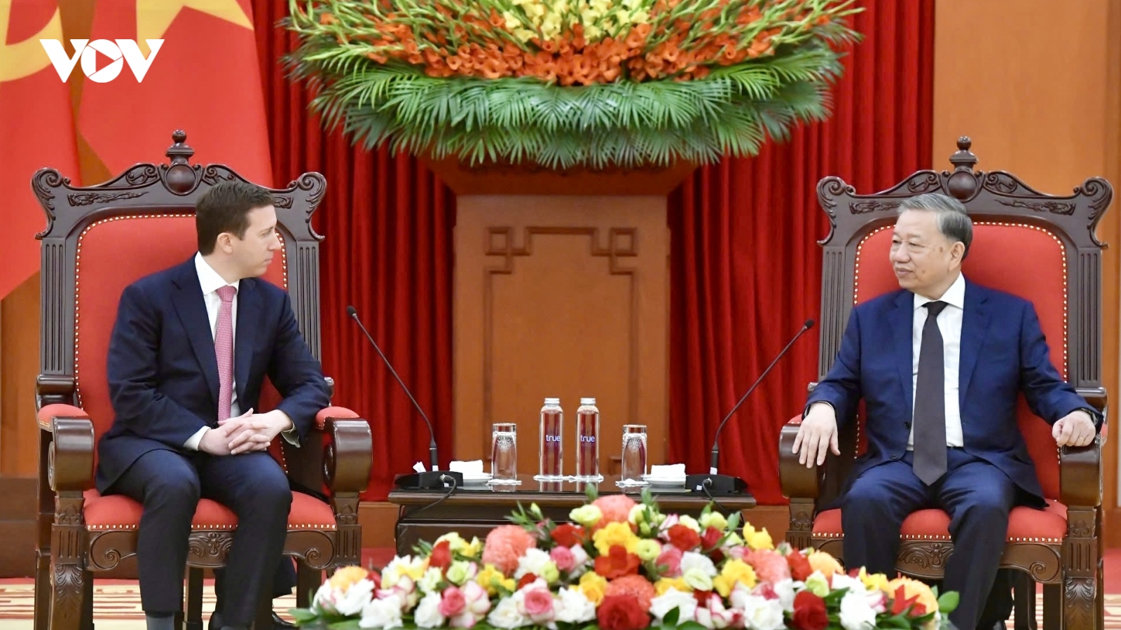 Tổng Bí thư Tô Lâm tiếp Giám đốc điều hành Warburg Pincus