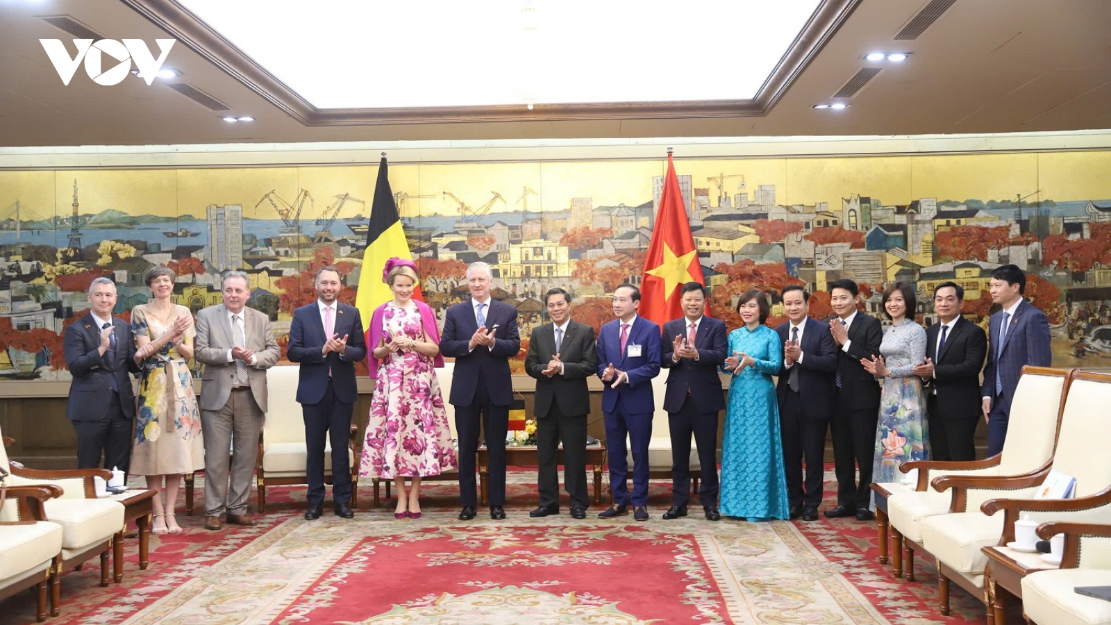 Nhà Vua và Hoàng hậu Bỉ thăm thành phố Hải Phòng