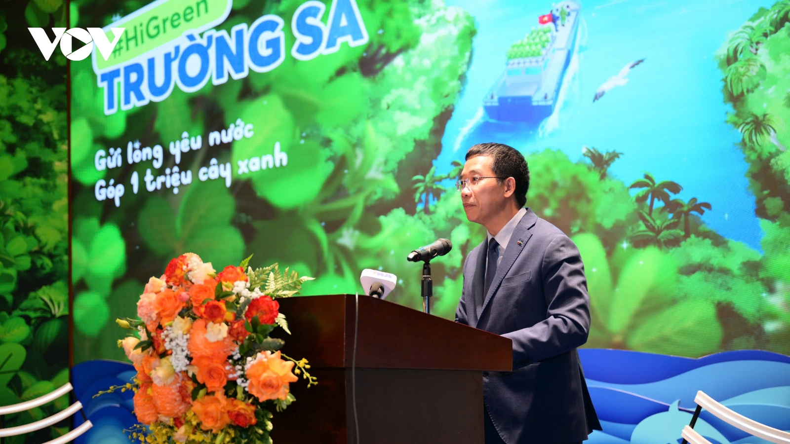 Trồng 1 triệu cây xanh hướng về huyện đảo Trường Sa