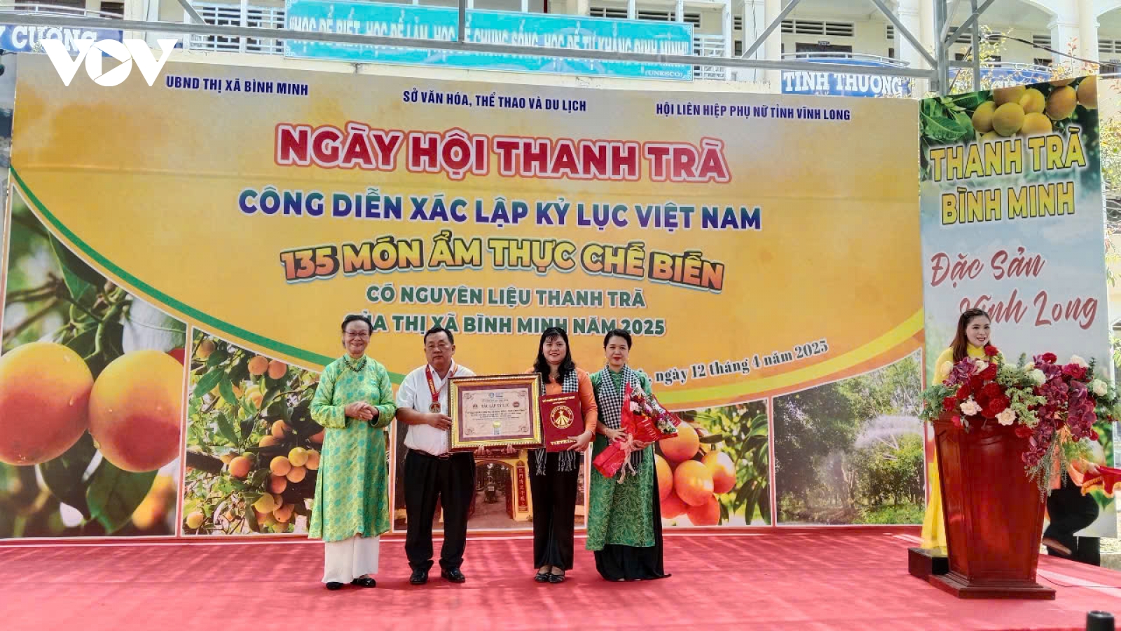 Vĩnh Long xác lập kỷ lục 135 món ẩm thực có nguyên liệu từ trái thanh trà