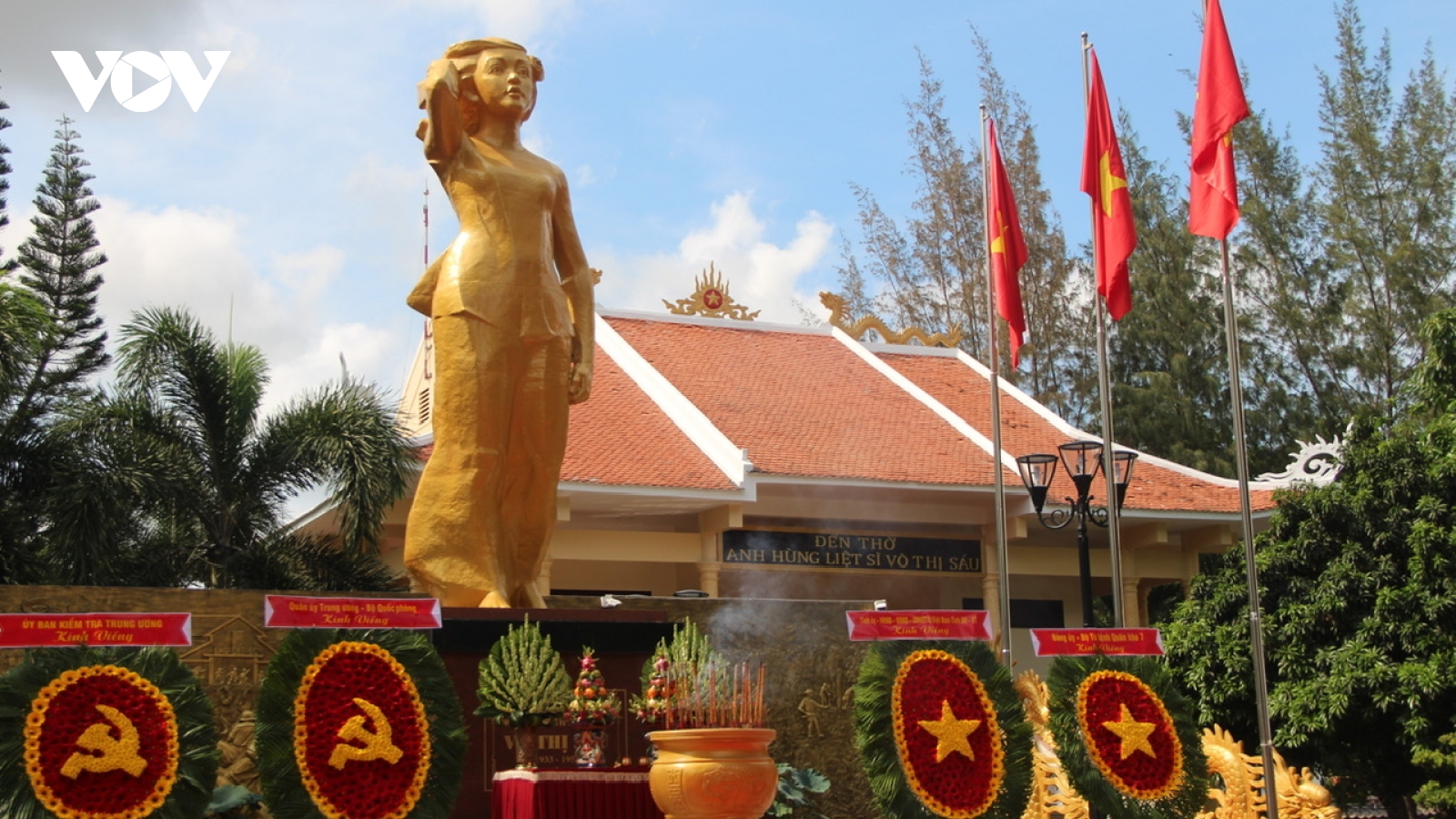 Khánh thành dự án công viên tượng đài, nhà lưu niệm Anh hùng liệt sỹ Võ Thị Sáu