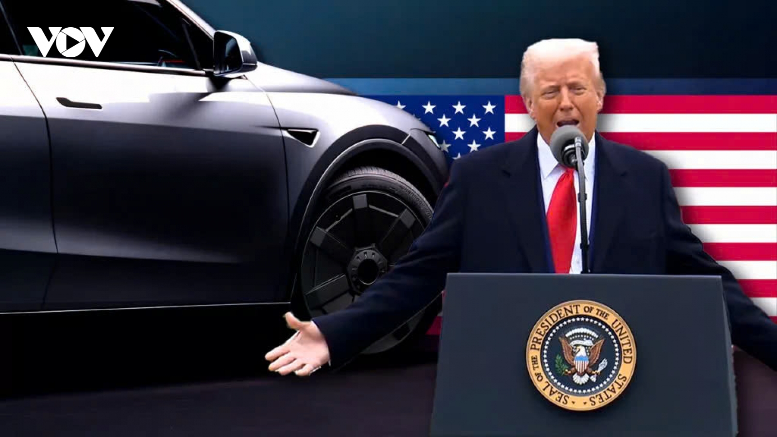 Từng chi "khủng" ủng hộ Trump, Tesla của Elon Musk đứng vững trước loạt thuế quan mới