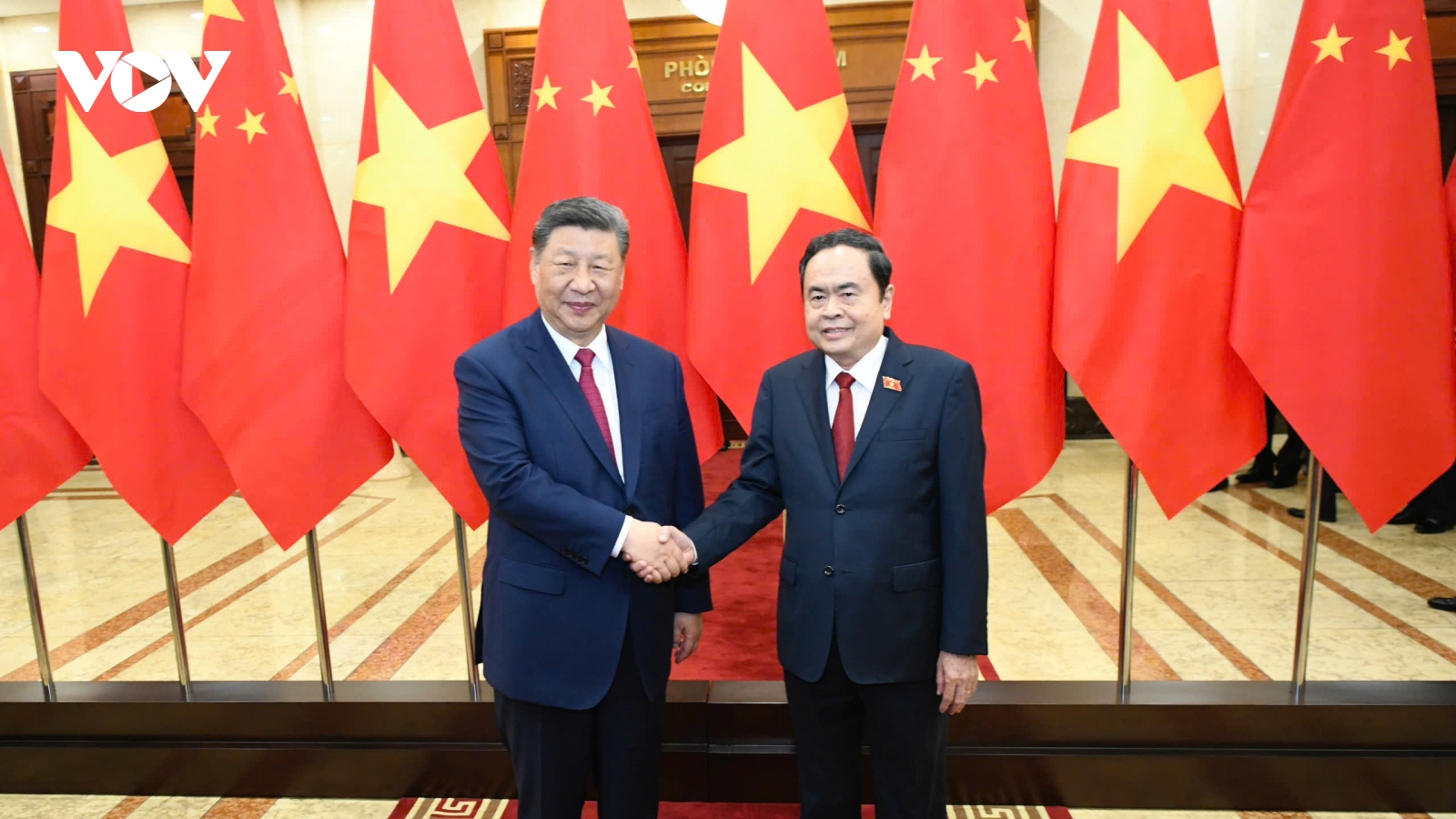 Chủ tịch Quốc hội Trần Thanh Mẫn hội kiến Tổng Bí thư, Chủ tịch nước Trung Quốc Tập Cận Bình