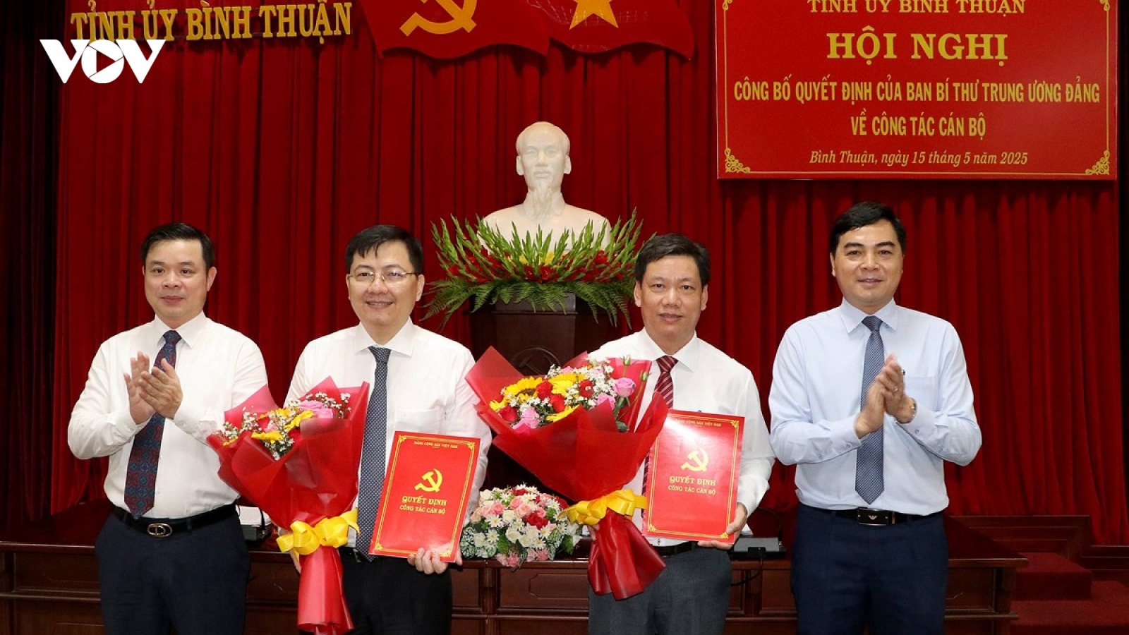 Tỉnh ủy Bình Thuận công bố quyết định về công tác cán bộ