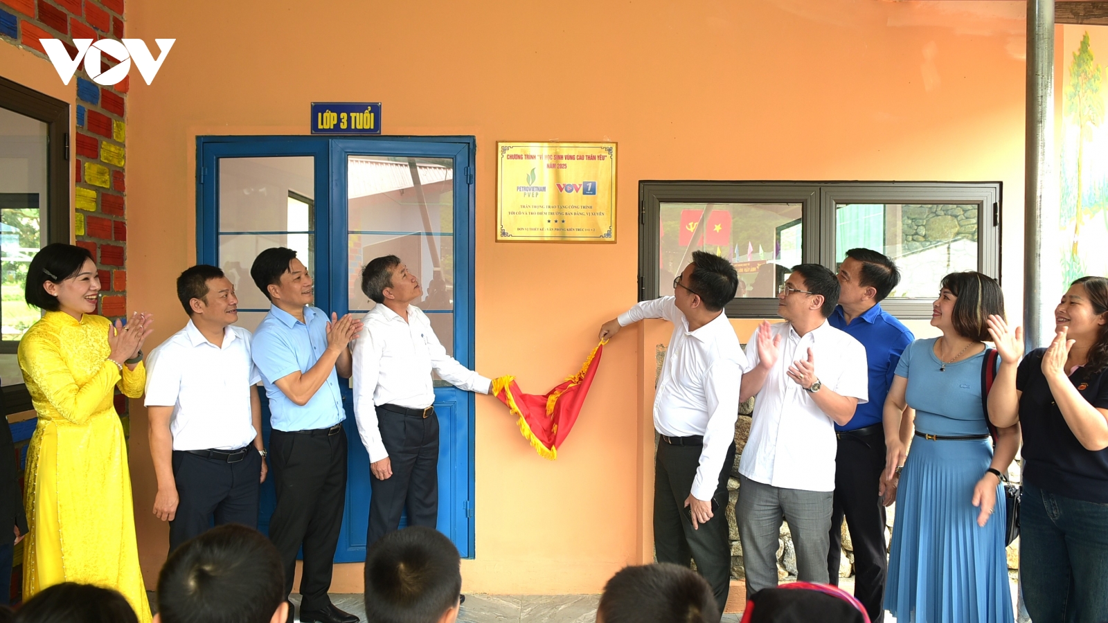 VOV và PVEP khánh thành điểm trường Bản Dâng, huyện Vị Xuyên, tỉnh Hà Giang