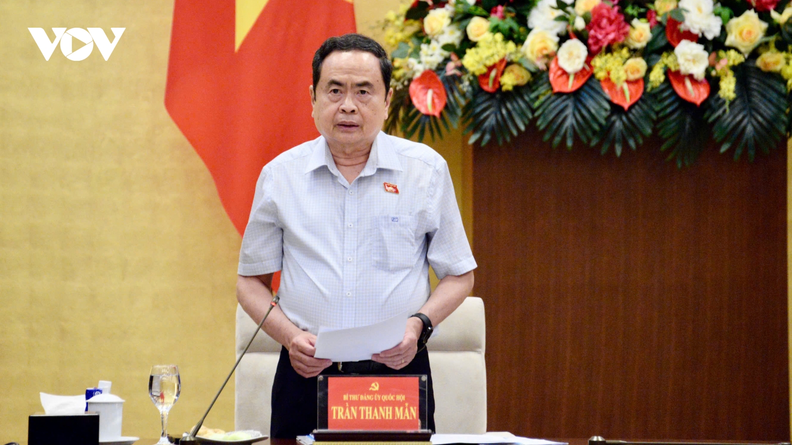 Chủ tịch Quốc hội chủ trì phiên họp Tiểu ban văn kiện của Đảng bộ Quốc hội