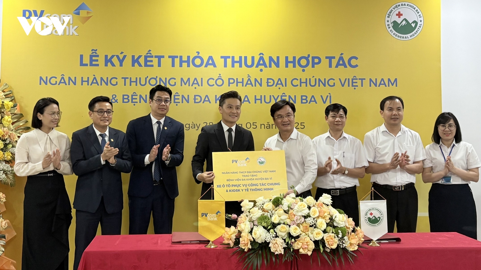 PVcomBank cùng Bệnh viện Đa khoa huyện Ba Vì triển khai các giải pháp tài chính