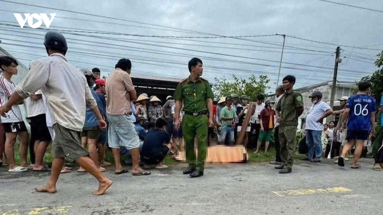 Cây đổ làm đứt dây điện khiến 2 thanh niên tử vong
