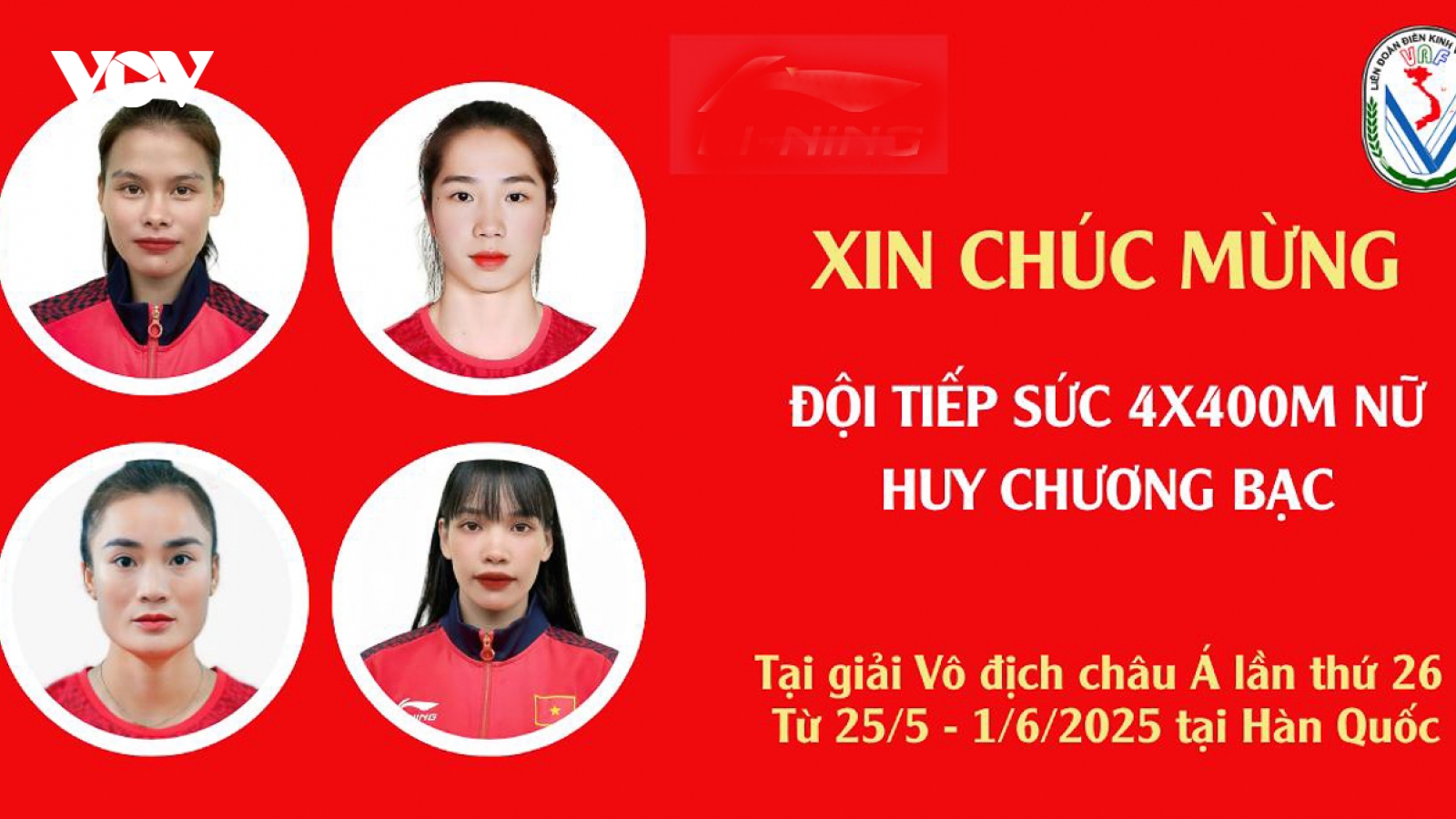 Điền kinh Việt Nam lỡ cơ hội ba lần liên tiếp giành HCV giải vô địch châu Á