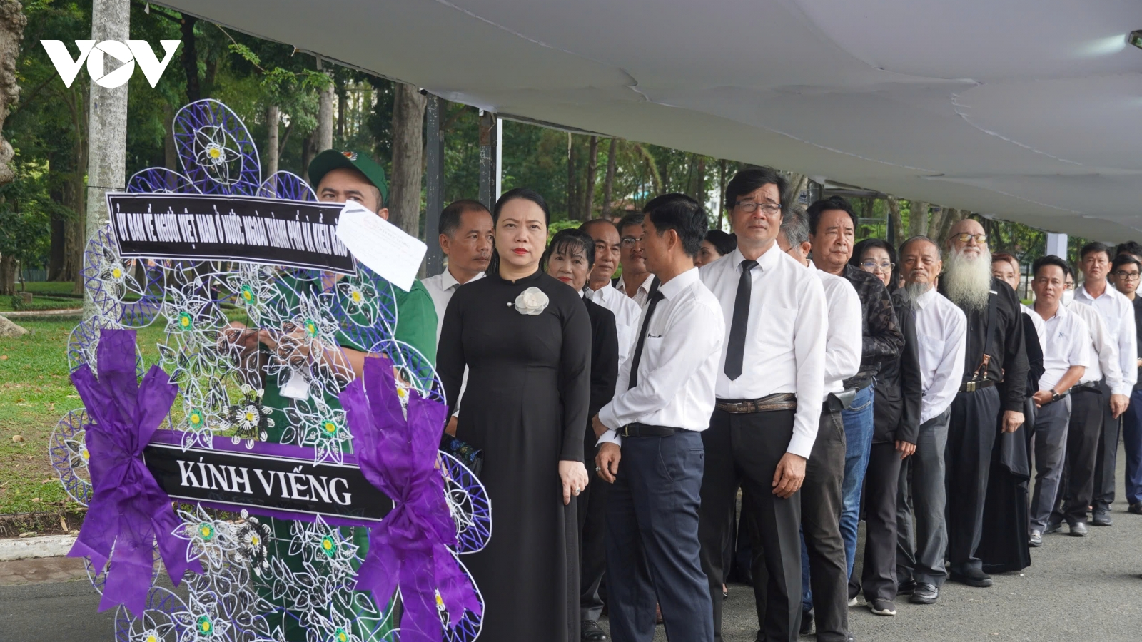 Lễ viếng nguyên Chủ tịch nước Trần Đức Lương tại Thành phố Hồ Chí Minh