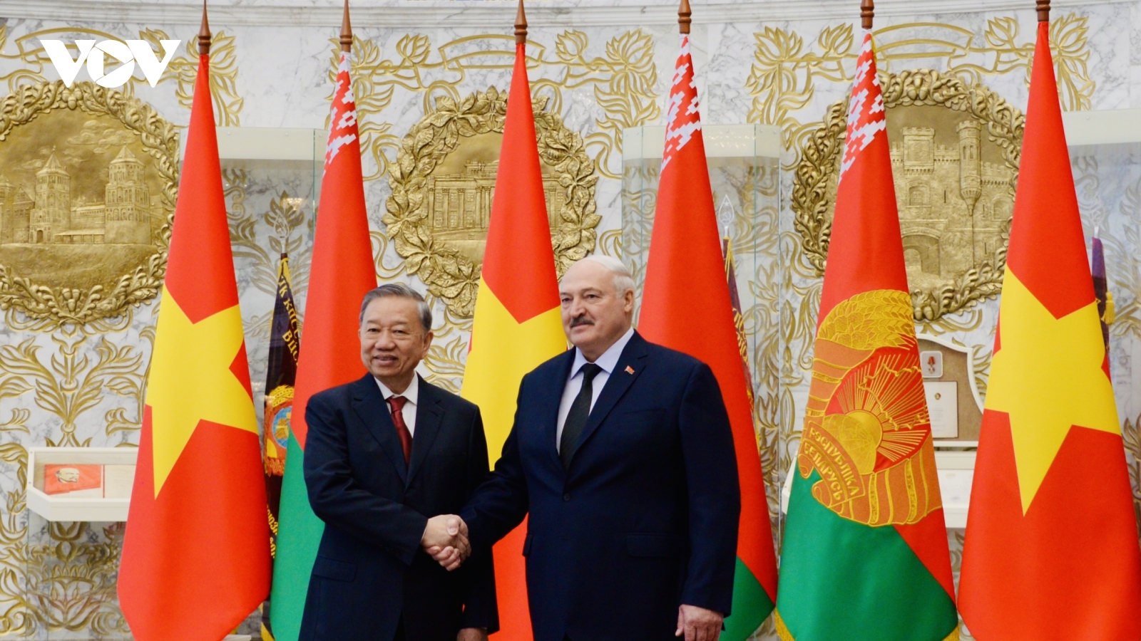 Đài PTTH Belarus đưa tin về chuyến thăm Belarus của Tổng Bí thư Tô Lâm