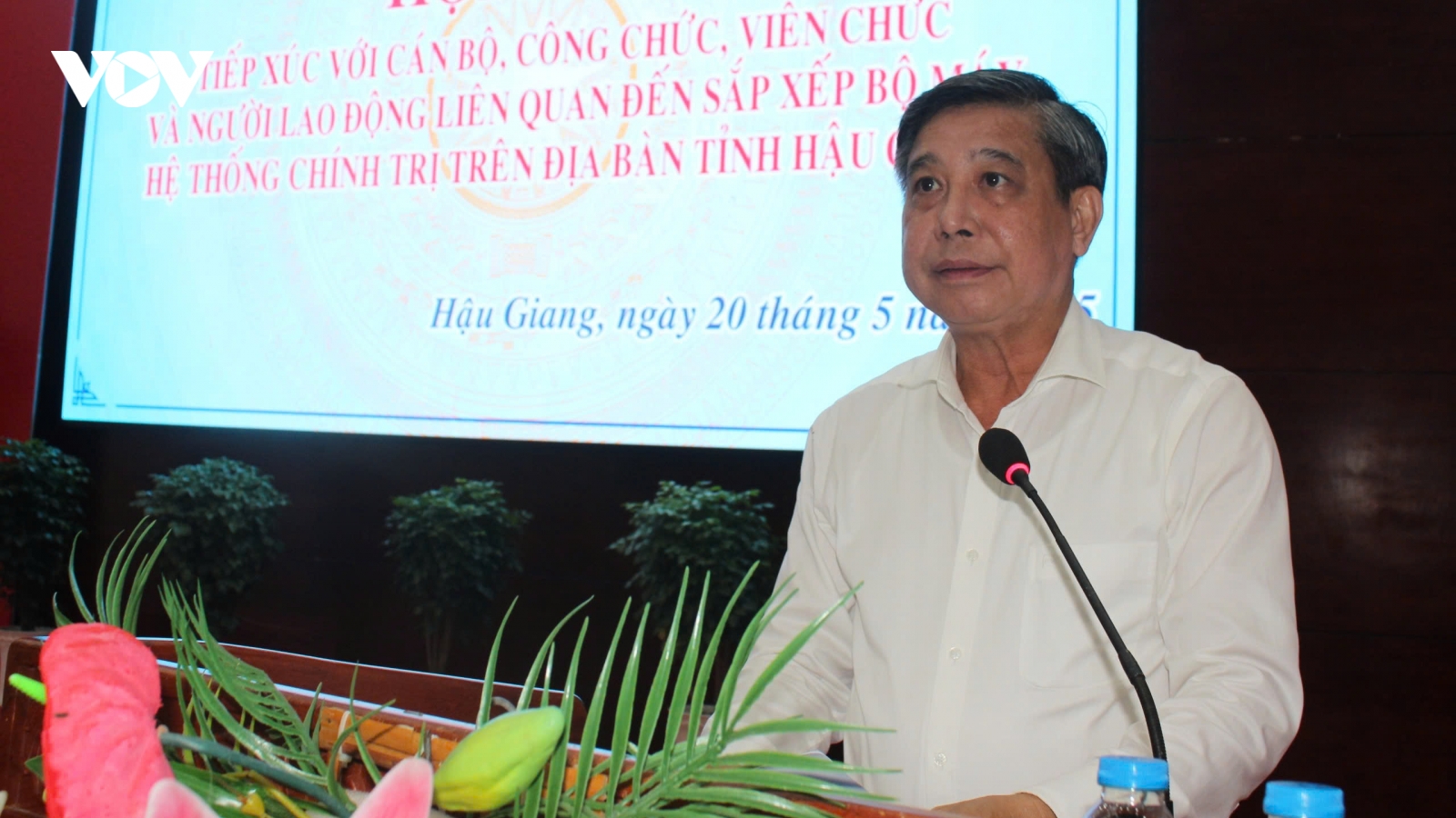 Sắp xếp bộ máy: Hậu Giang tiếp xúc, đối thoại với cán bộ, công chức