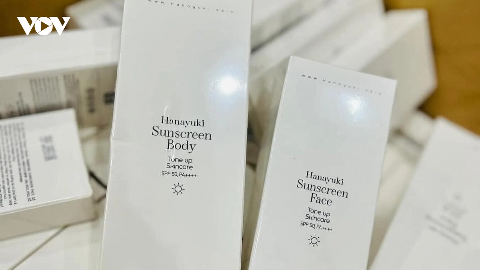 Sở Y tế Đồng Nai yêu cầu kiểm tra về kem chống nắng Hanayuki Sunscreen Body
