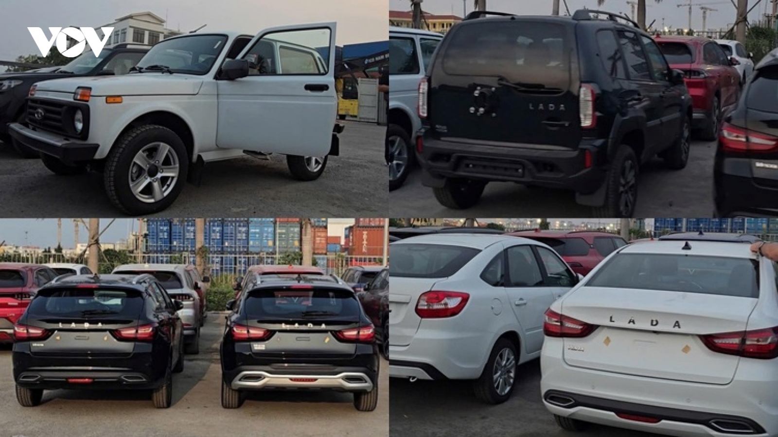 Hình ảnh loạt ô tô Lada của Nga vừa “đổ bộ” vào Việt Nam