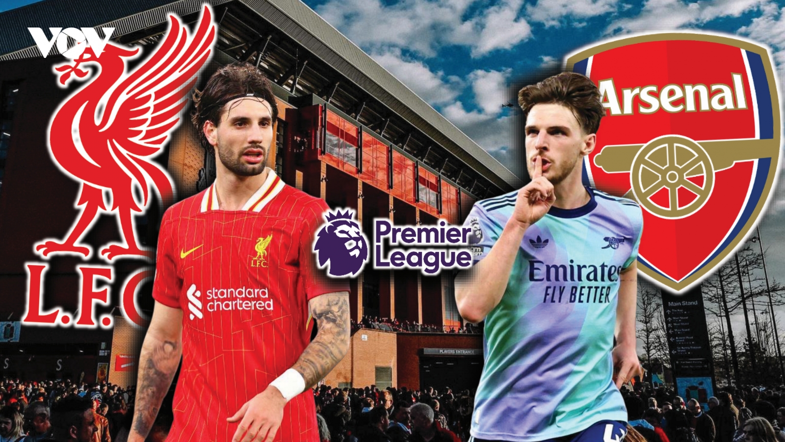 Dự đoán kết quả và đội hình ra sân trận Liverpool vs Arsenal