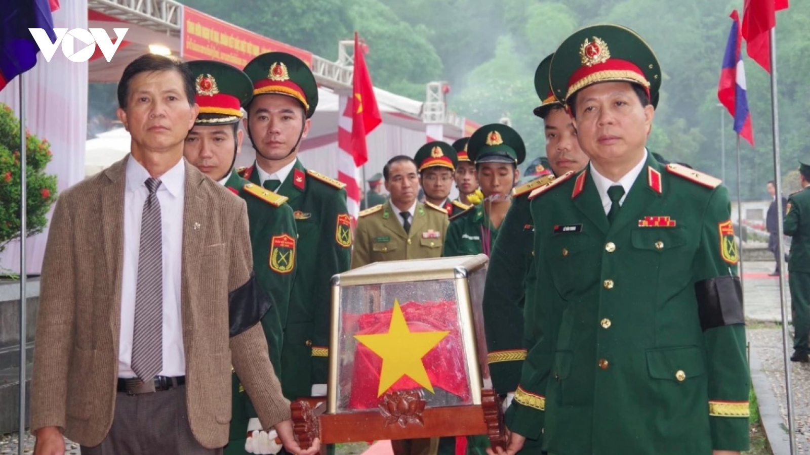 Thanh Hoa reinters 21 remains of war martyrs repatriated from Laos