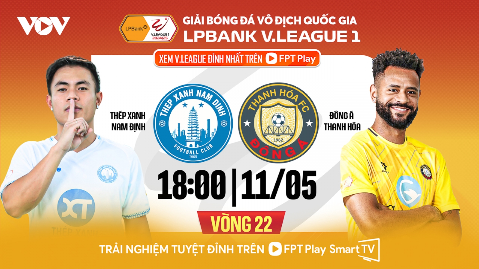 Lịch thi đấu bóng đá Việt Nam hôm nay 11/5