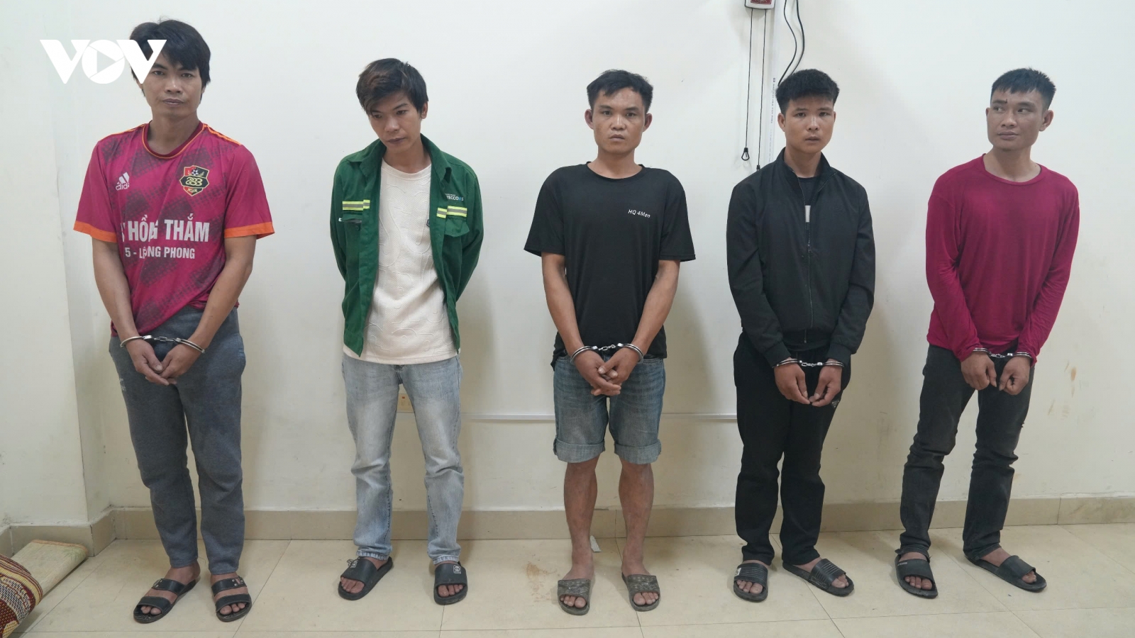 Tóm gọn 5 đối tượng nghiện ma túy gây ra nhiều vụ cướp giật tại Nghệ An
