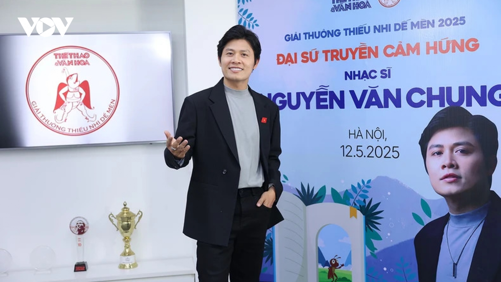 Nhạc sĩ Nguyễn Văn Chung trở thành Đại sứ truyền cảm hứng Giải thưởng Dế Mèn