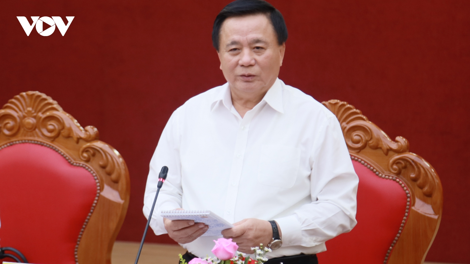 Ông Nguyễn Xuân Thắng làm việc với Ban Thường vụ 2 tỉnh Bình Định và Gia Lai