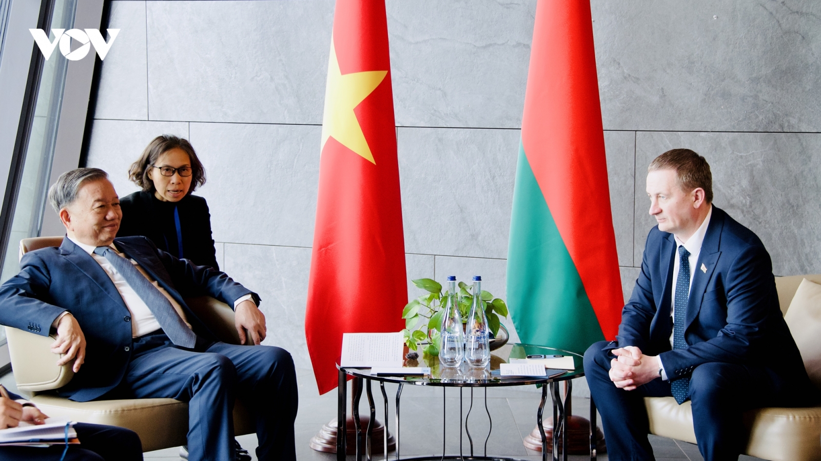 Tổng Bí thư Tô Lâm hội kiến Thủ tướng Belarus Aleksandr Turchin