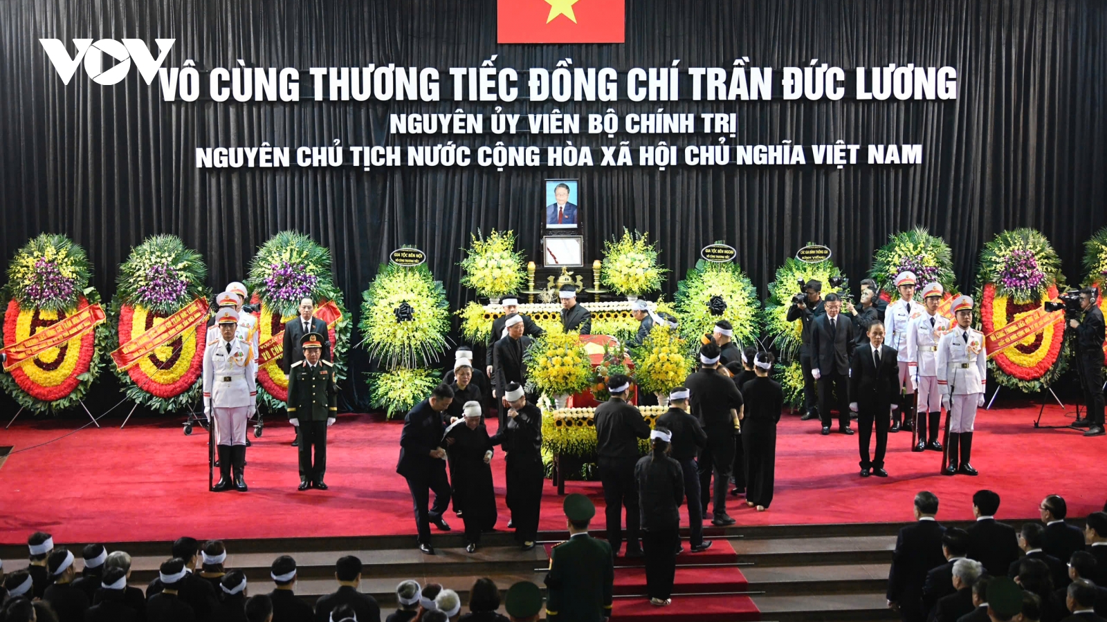 Toàn cảnh Lễ truy điệu nguyên Chủ tịch nước Trần Đức Lương