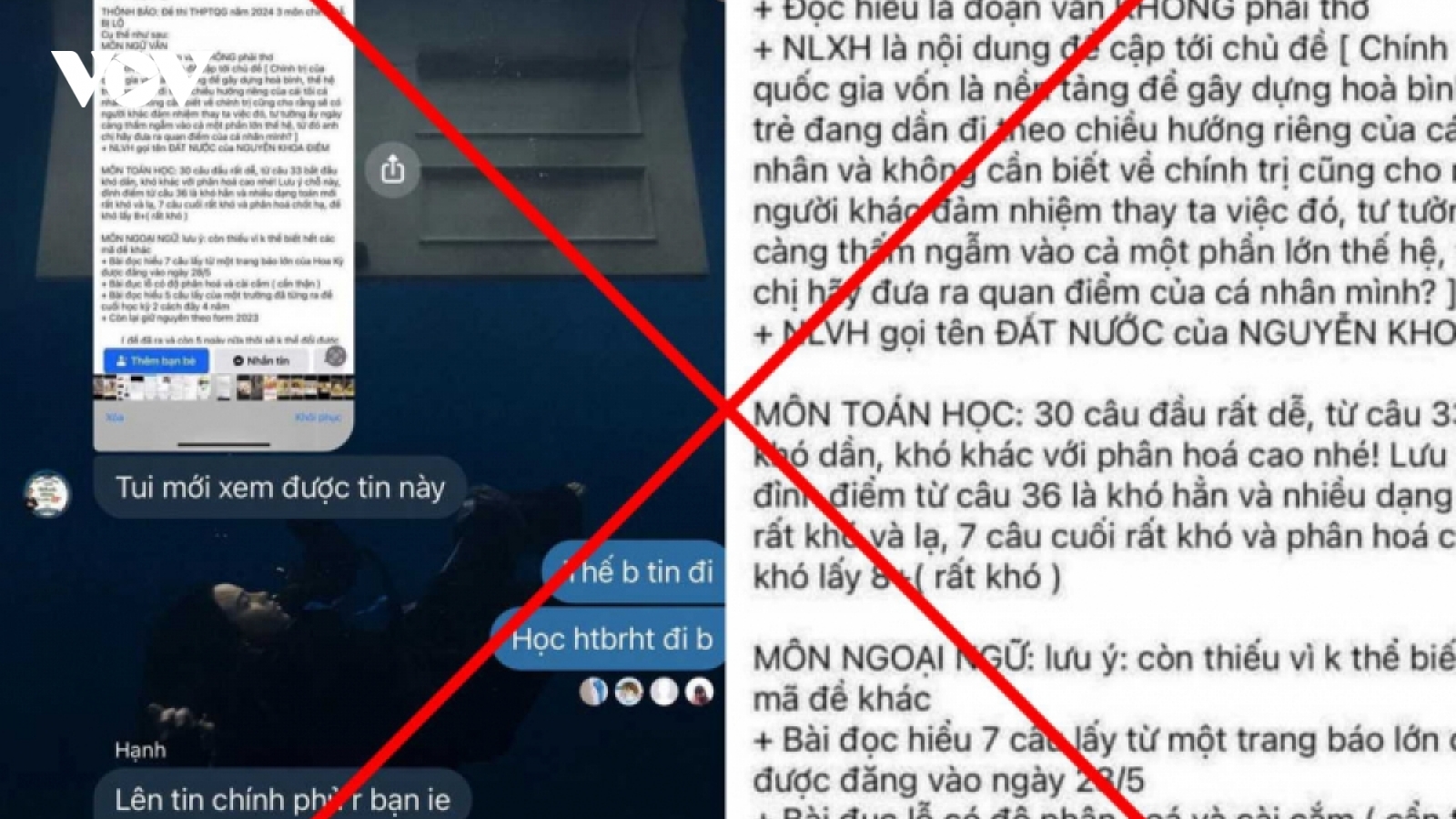 Đề nghị xử lý kịp thời việc tung tin sai sự thật về kỳ thi tốt nghiệp THPT
