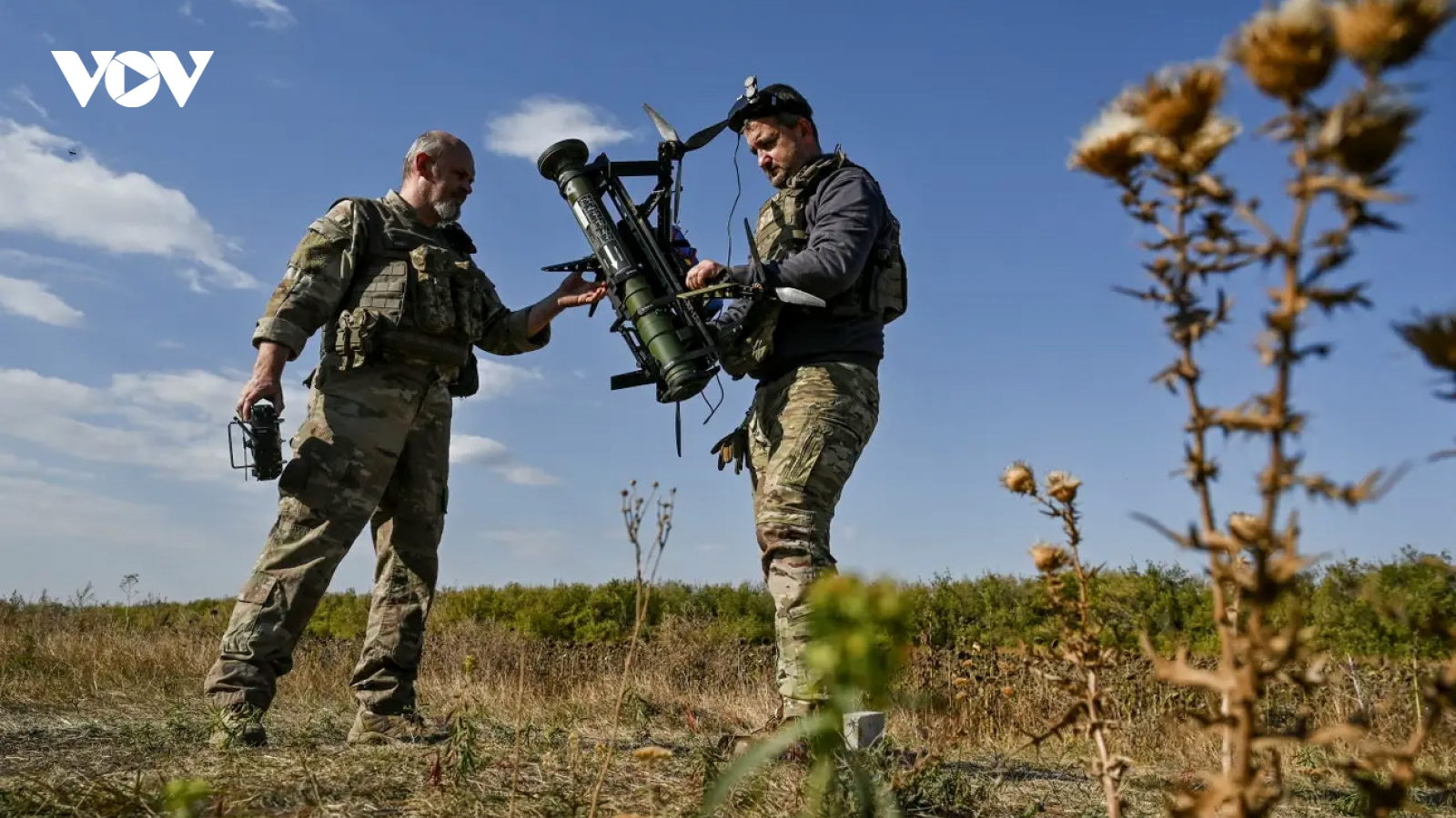 UAV Ukraine lần đầu khai hỏa súng phóng lựu trong thực chiến