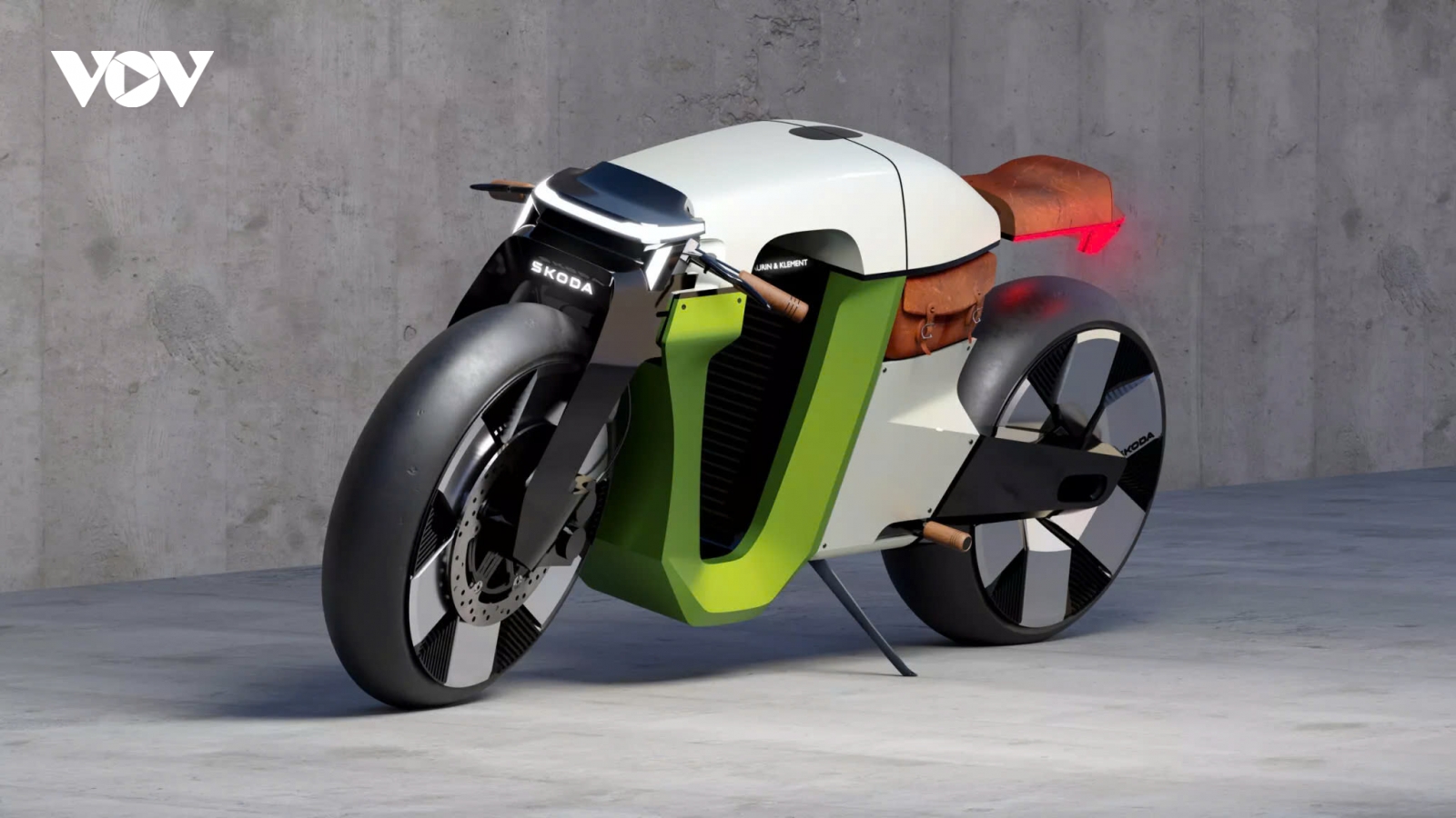 Mẫu xe café racer điện đầy cá tính hồi sinh chiếc mô tô Skoda từ năm 1899