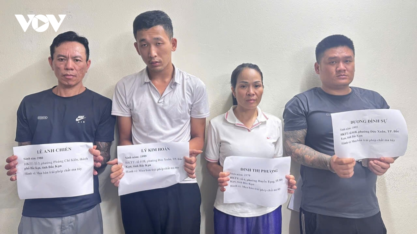 Bắt giữ 4 đối tượng có hành vi mua bán, tàng trữ ma túy