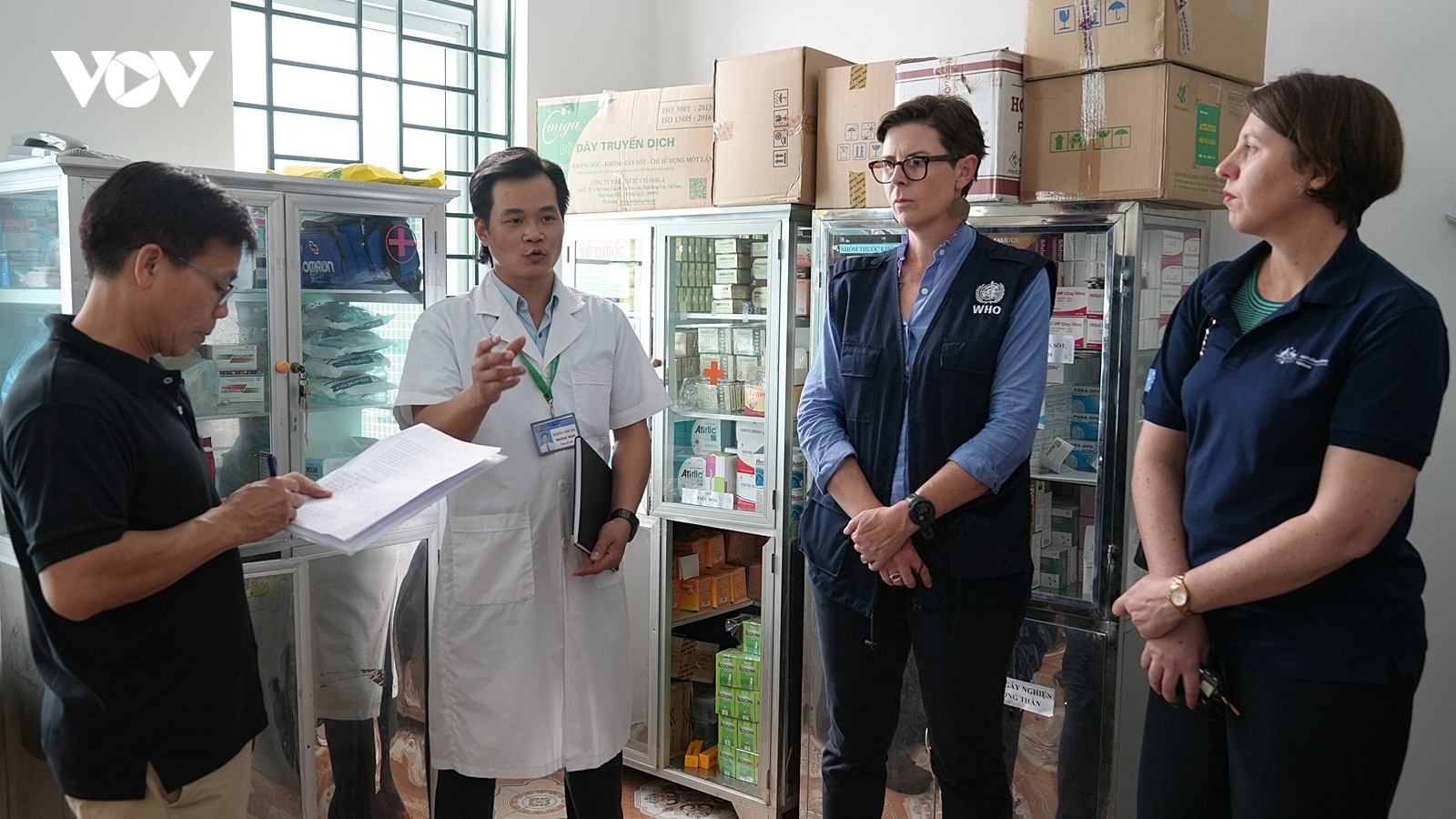 Đoàn Liên Hợp Quốc và Australia đánh giá việc tái thiết ở Việt Nam hậu bão Yagi