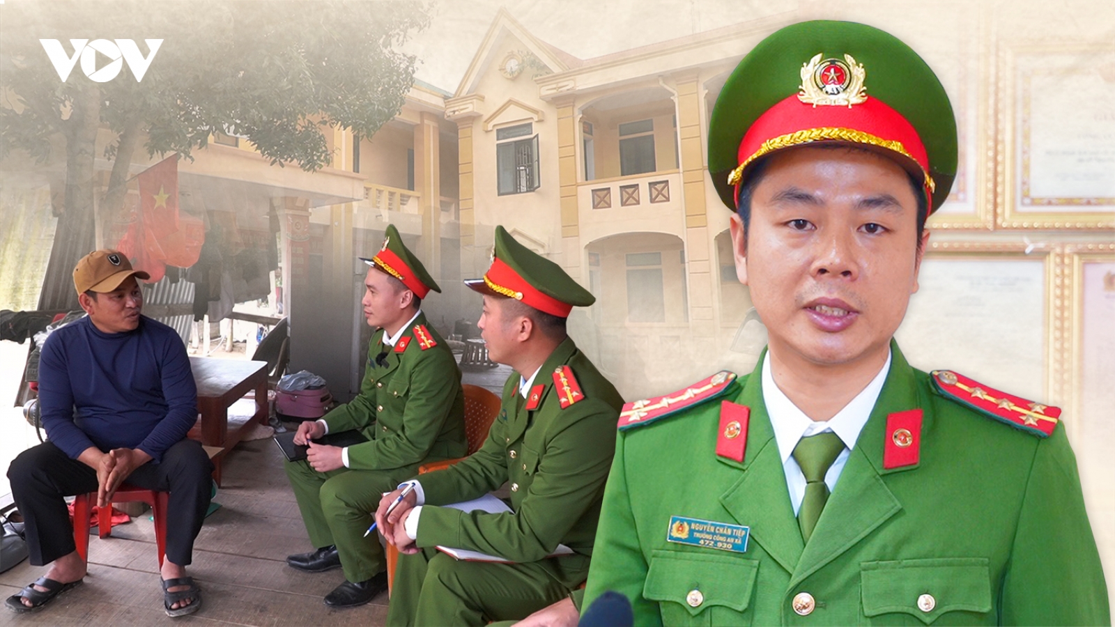 Công an xã tinh - gọn - mạnh, dân được lợi đủ đường