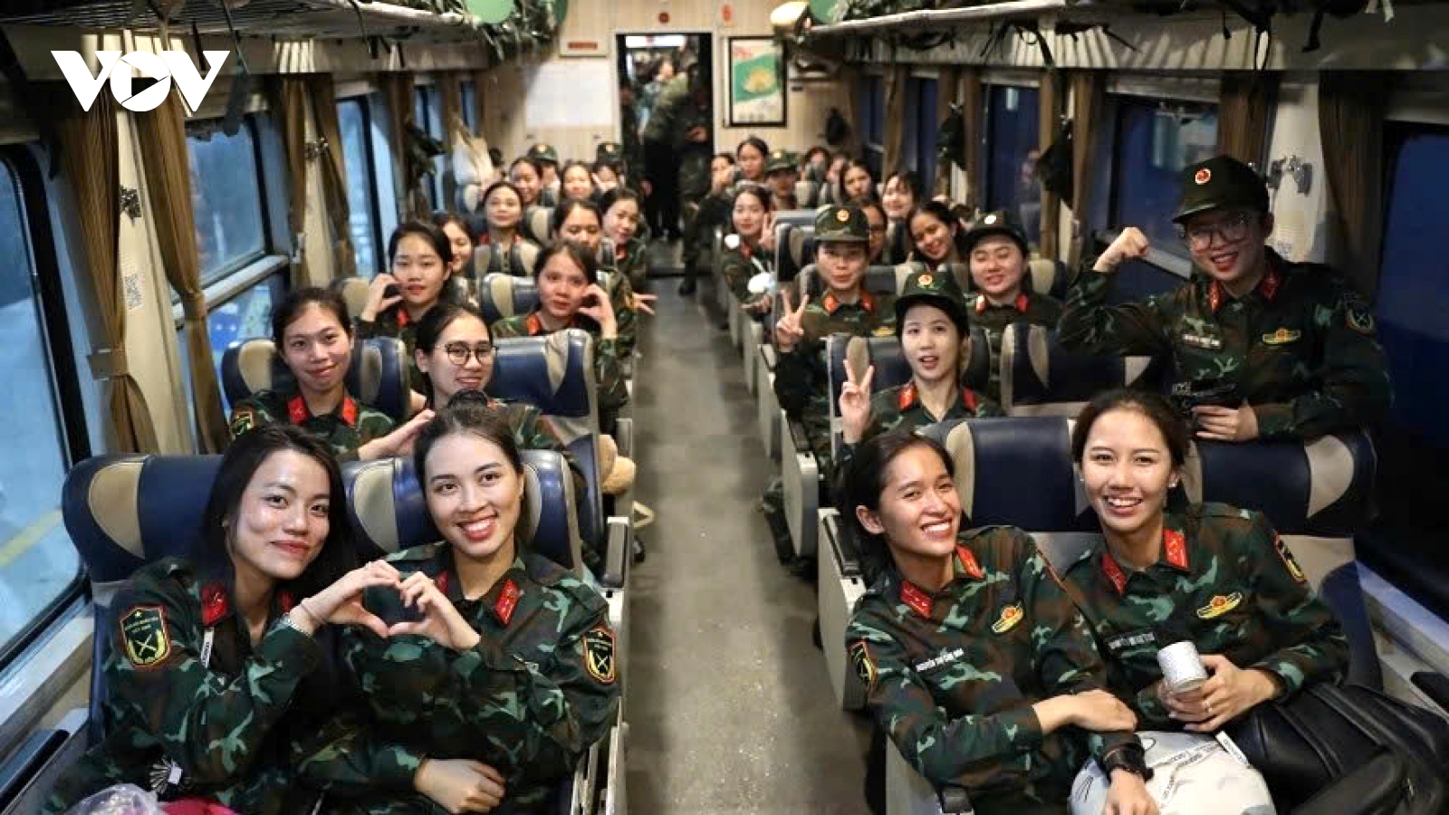 An emotional farewell as soldiers depart for sacred mission in Hanoi