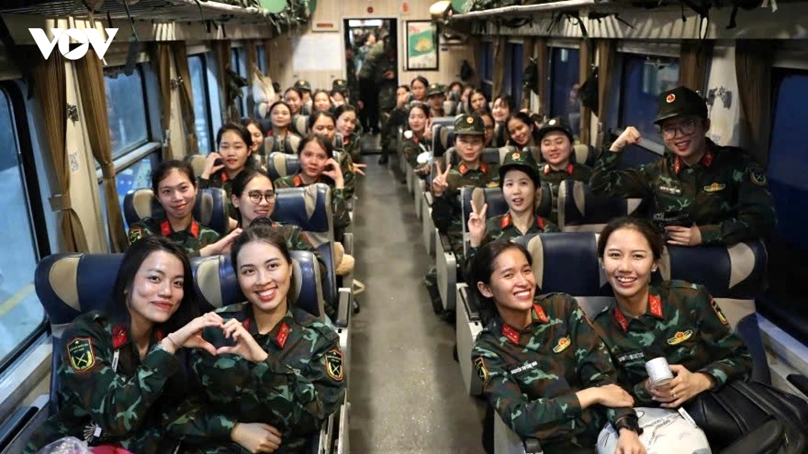 An emotional farewell as soldiers depart for sacred mission in Hanoi