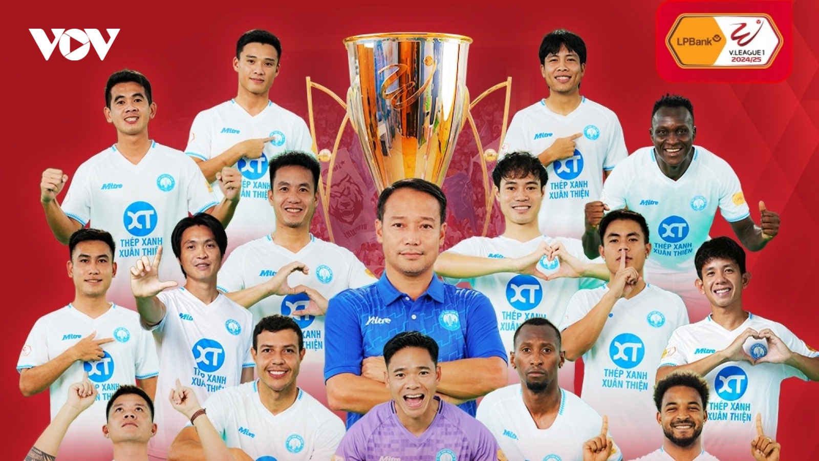 Sau vòng 25 V-League 2024/2025: CLB Nam Định vô địch sớm