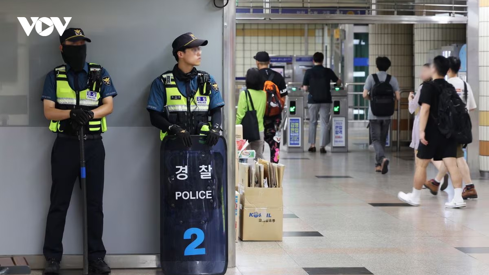 Cảnh sát Seoul được huy động tổng lực để bảo vệ cuộc bầu cử tổng thống