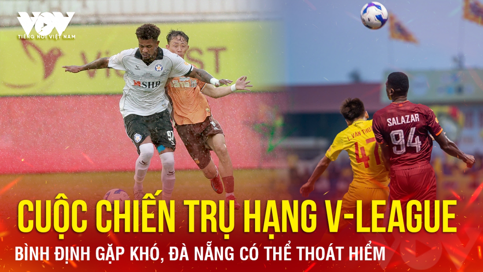 Cuộc chiến trụ hạng V-League 24/25: Bình Định gặp khó, Đà Nẵng có thể thoát hiểm