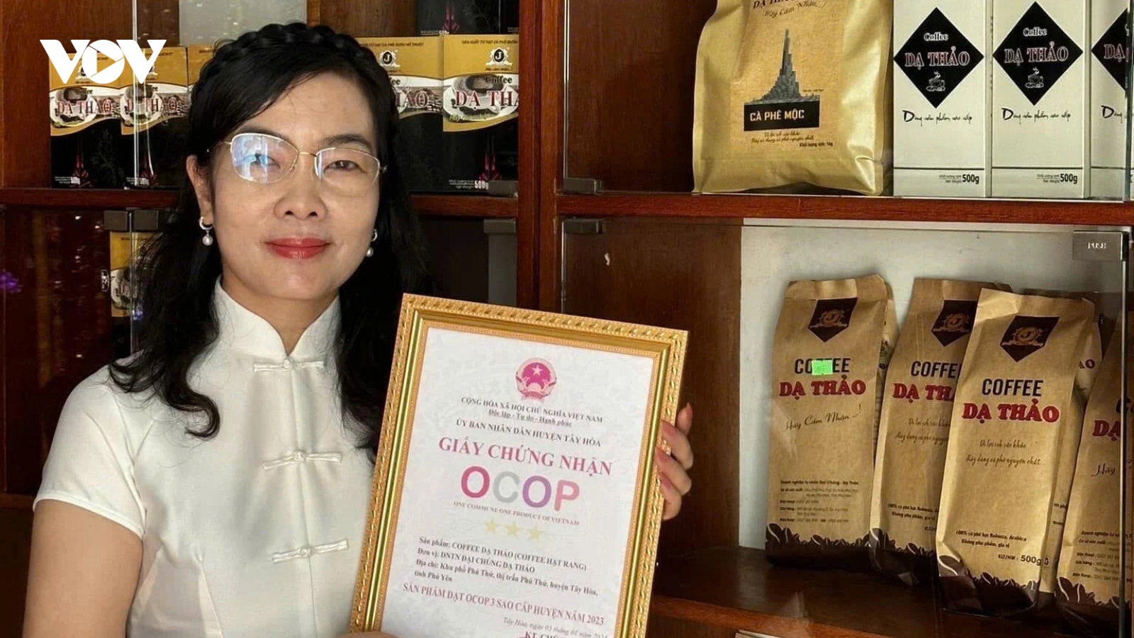 Cà phê Dạ Thảo bán 17 tấn hàng giả: Từng được vinh danh sản phẩm OCOP 3 sao