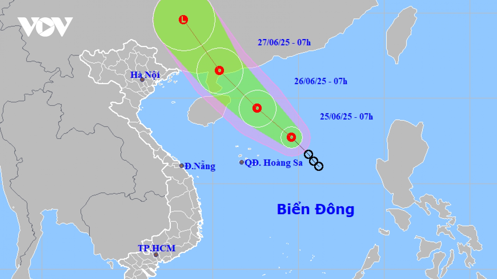 Áp thấp nhiệt đới giật cấp 8 đang có xu hướng mạnh lên