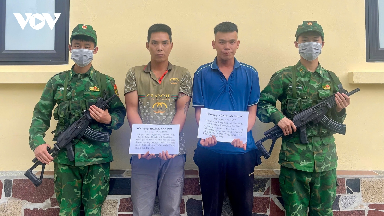 Bộ đội biên phòng Cao Bằng liên tiếp bắt giữ các đối tượng tàng trữ, mua bán ma túy