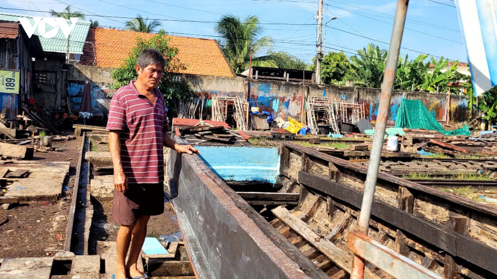 Xây kè bảo vệ cồn Tân Long: Người dân lo lắng việc mưu sinh