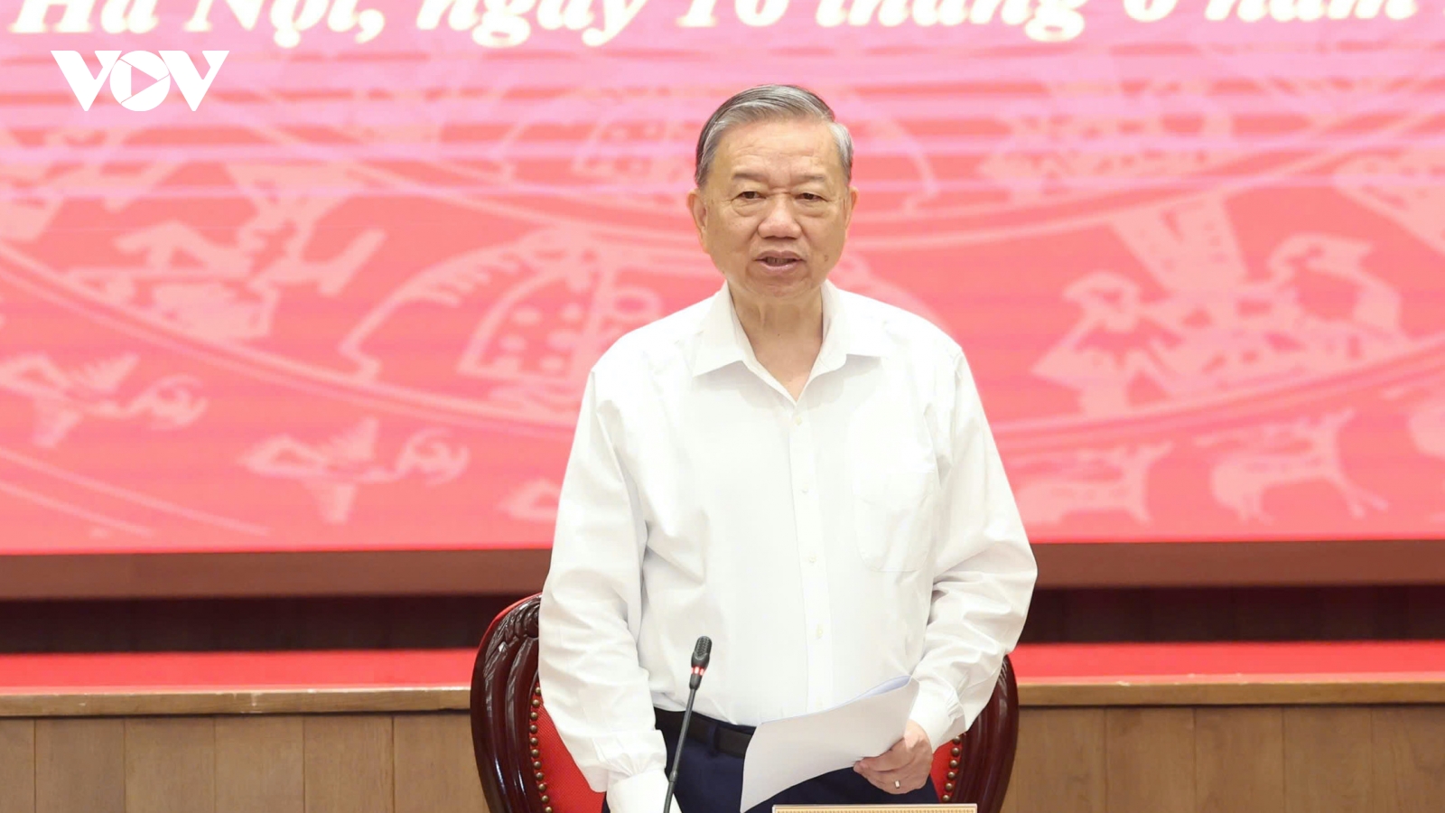 Tổng Bí thư Tô Lâm làm việc với Ban thường vụ Thành uỷ Hà Nội
