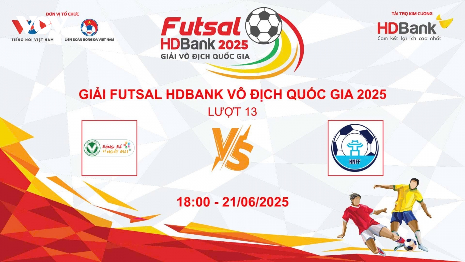 Trực tiếp Trẻ TP.HCM - Hà Nội tại giải Futsal HDBank VĐQG 2025