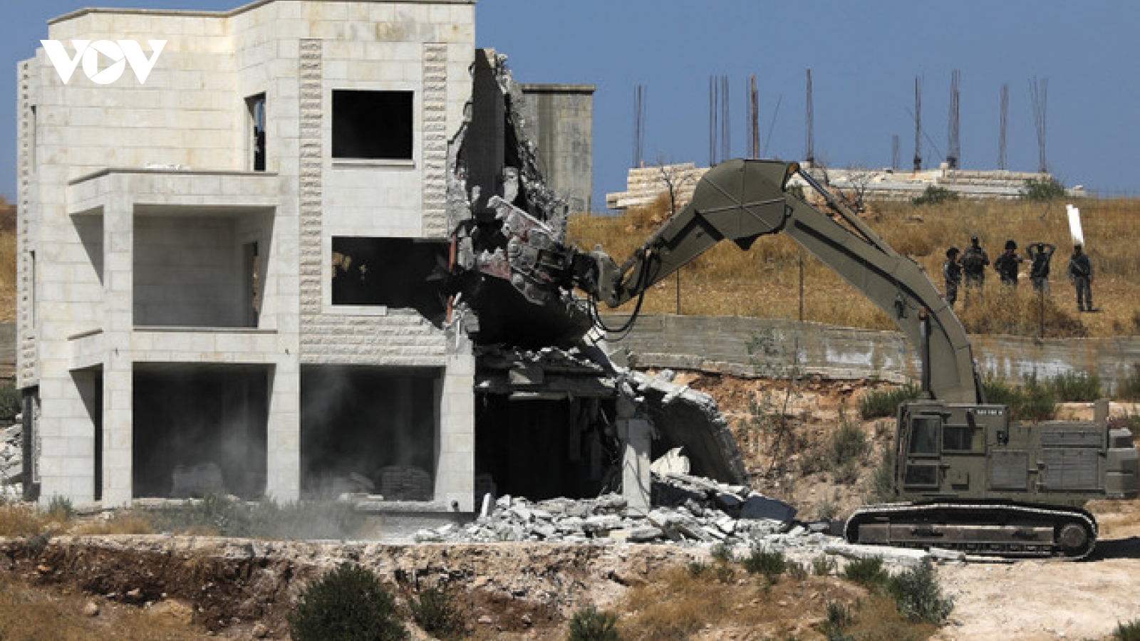 Israel phá hủy nhiều nhà cửa của người Palestine ở Bờ Tây