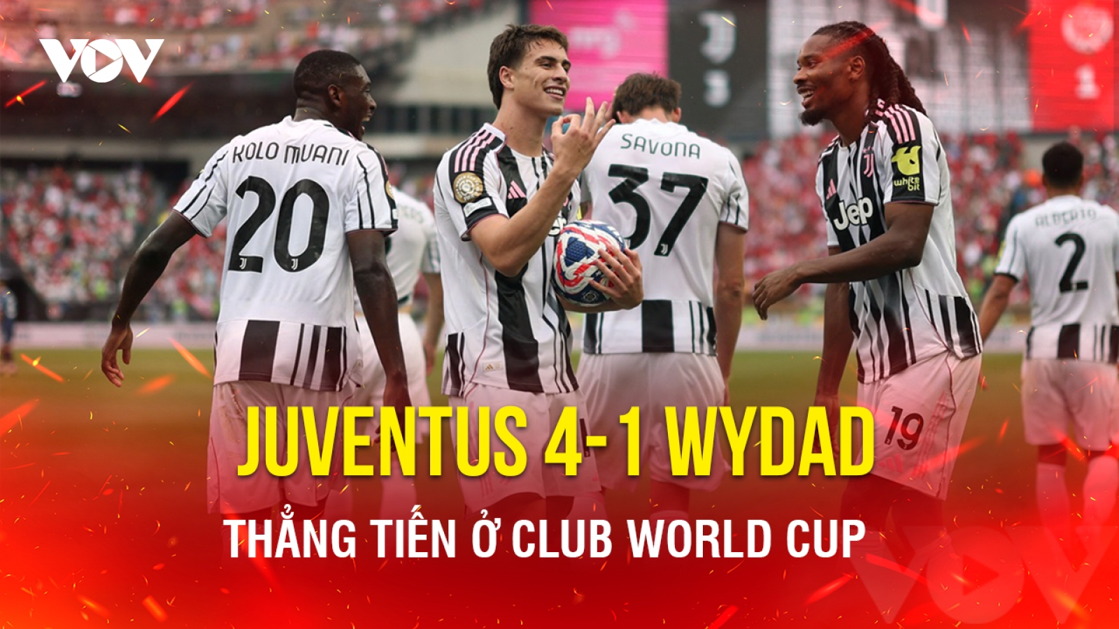 Kết quả Club World Cup hôm nay 23/6: Juventus "đại thắng" Wydad