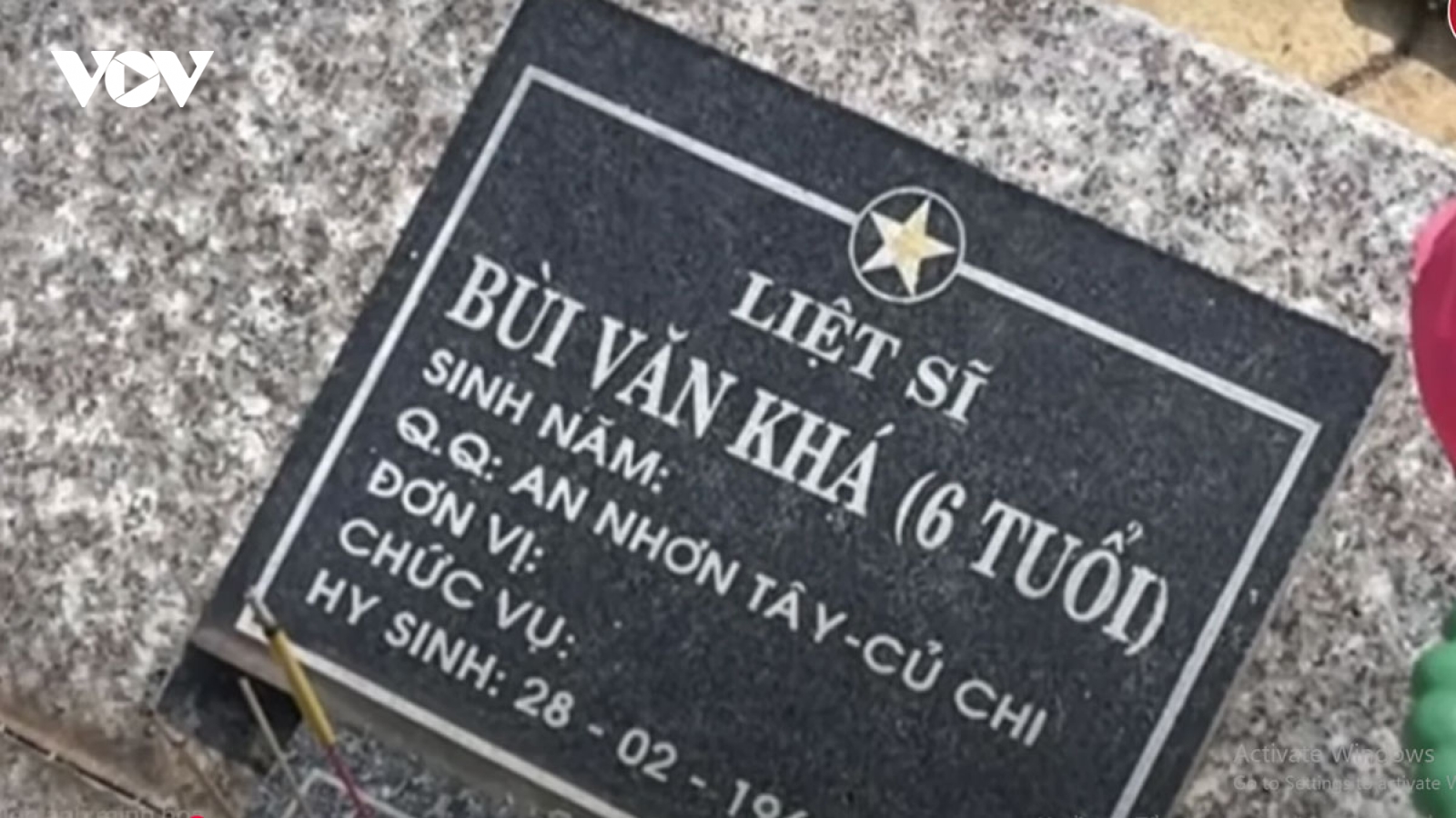 Bình Dương thông tin về bia mộ liệt sĩ “6 tuổi” gây xôn xao mạng xã hội