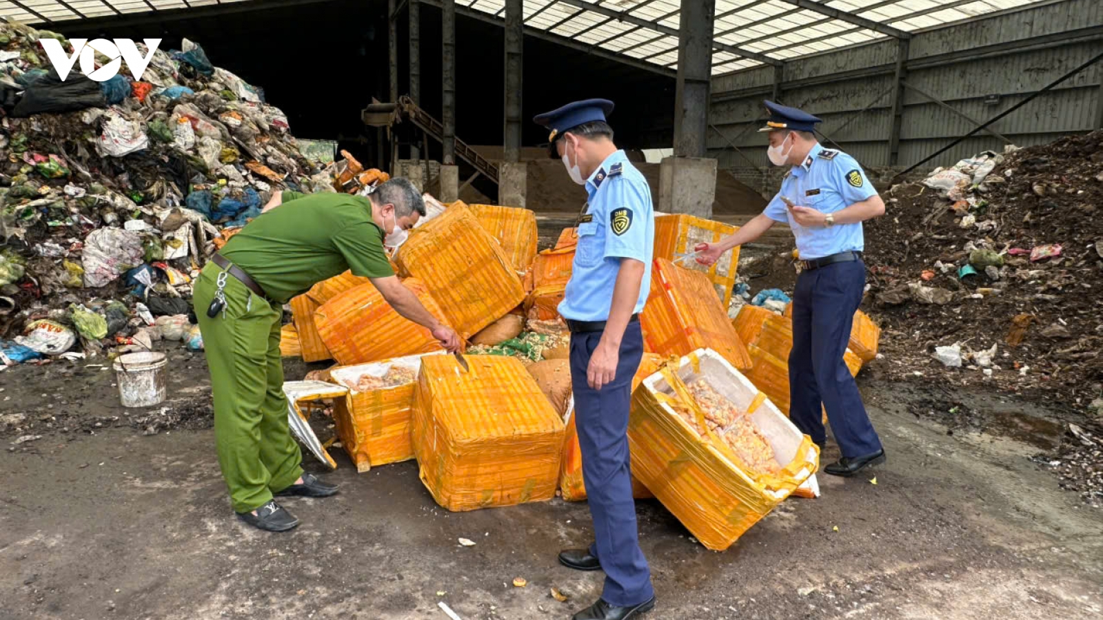 Phát hiện số lượng lớn trứng gà non, chân gà không nguồn gốc ở Quảng Ninh