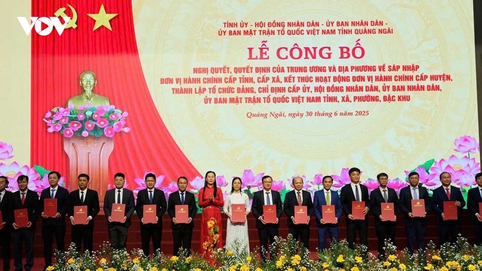 Danh sách Ban Chấp hành Đảng bộ tỉnh Quảng Ngãi sau sáp nhập